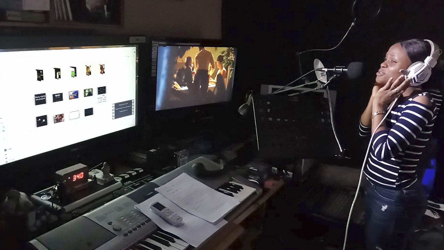Picture from the Audition Stages of early pre-production at Mighty Jot Studios.